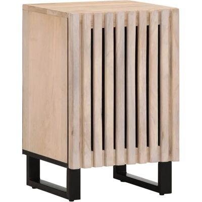 vidaXL Badezimmermöbel-Set - Massiv Mango Holz, Hellbraun, 38x34x58 cm vidaXL Badezimmermöbel-Set - Massiv Mango Holz, Hellbraun, 38x34x58 cm