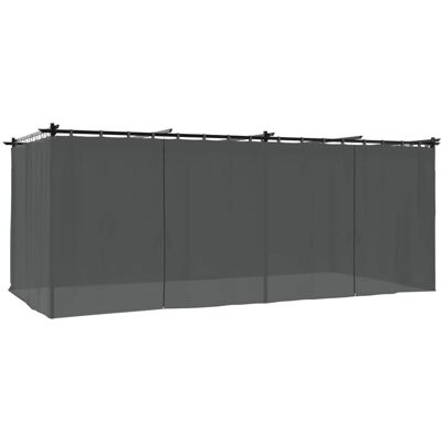 vidaXL Stalen 6x3 m Gazebo met Gordijnen - Buitenpaviljoen vidaXL Stalen 6x3 m Gazebo met Gordijnen - Buitenpaviljoen