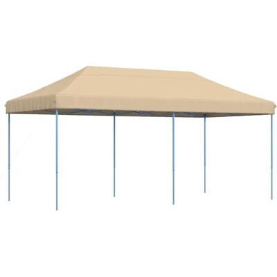 vidaXL Składany i pop-up namiot imprezowy beżowy 580x292x315 cm - Namiot imprezowy vidaXL Składany i pop-up namiot imprezowy beżowy 580x292x315 cm - Namiot imprezowy