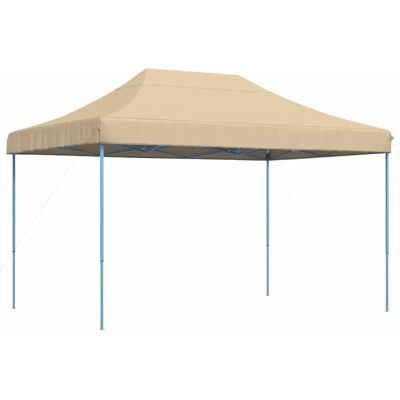 vidaXL Beige Foldable Party Tent 410x279x315 cm vidaXL Beige Foldable Party Tent 410x279x315 cm