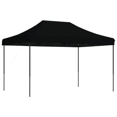 vidaXL Black Foldable Party Tent - 410x279x315 cm vidaXL Black Foldable Party Tent - 410x279x315 cm