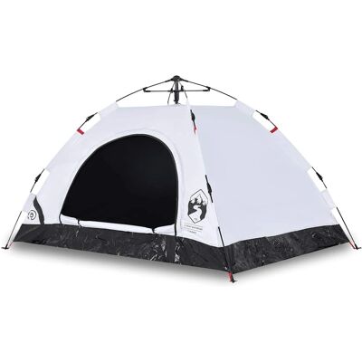 vidaXL Weiß Blackout 2-Person Camping-Zelt - Leichtes Wasserdichtes Zelt vidaXL Weiß Blackout 2-Person Camping-Zelt - Leichtes Wasserdichtes Zelt