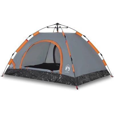 vidaXL Camping Telt 4 Personer Grå Letvægtsdome vidaXL Camping Telt 4 Personer Grå Letvægtsdome