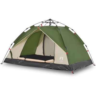 vidaXL Tenda de Camping Domo 2 Pessoas Leve Tenda Domo Verde Liberação Rápida - Tenda de Acampar vidaXL Tenda de Camping Domo 2 Pessoas Leve Tenda Domo Verde Liberação Rápida - Tenda de Acampar