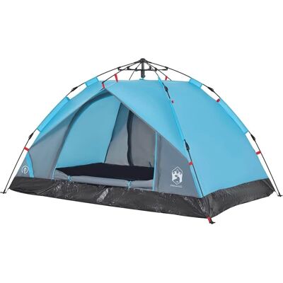 vidaXL Blau 2-Personen Zelt Dome - Wasserdicht & Blackout vidaXL Blau 2-Personen Zelt Dome - Wasserdicht & Blackout