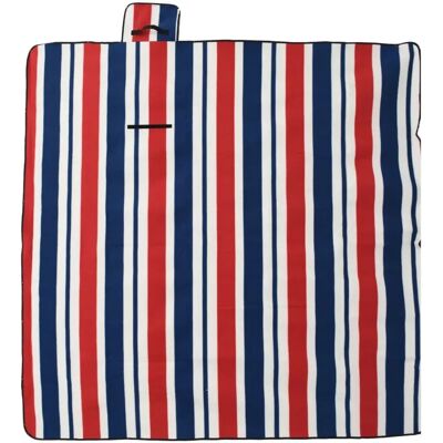 vidaXL Picnic tæppe Rød Blå Fløjl 200x200 cm - Picnic tæppe vidaXL Picnic tæppe Rød Blå Fløjl 200x200 cm - Picnic tæppe
