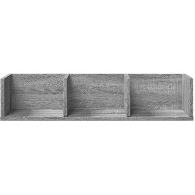 Armarios de pared vidaXL Sonoma gris - 75x18x16,5 cm - 2 piezas de almacenamiento en pared Armarios de pared vidaXL Sonoma gris - 75x18x16,5 cm - 2 piezas de almacenamiento en pared