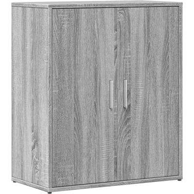 vidaXL Dressoir Grijs Sonoma 60x31x70 cm Houtbewerking - Opbergmeubel vidaXL Dressoir Grijs Sonoma 60x31x70 cm Houtbewerking - Opbergmeubel