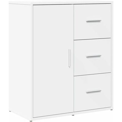 vidaXL 840471 Weiß Engineered Wood Sideboard - Wohnzimmer Stauraum vidaXL 840471 Weiß Engineered Wood Sideboard - Wohnzimmer Stauraum