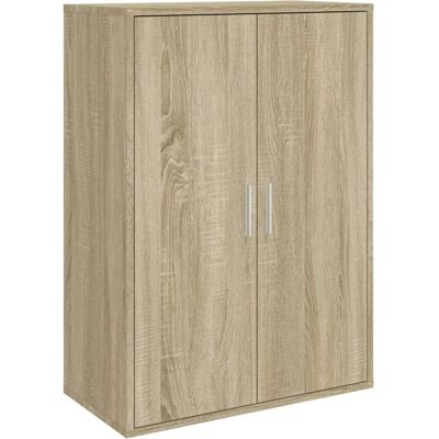 vidaXL Sonoma eiken Sideboard - Opbergkast - 60x31x84 cm vidaXL Sonoma eiken Sideboard - Opbergkast - 60x31x84 cm