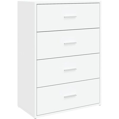 vidaXL Witte Dressoir - Opbergruimte & Modern Ontwerp vidaXL Witte Dressoir - Opbergruimte & Modern Ontwerp
