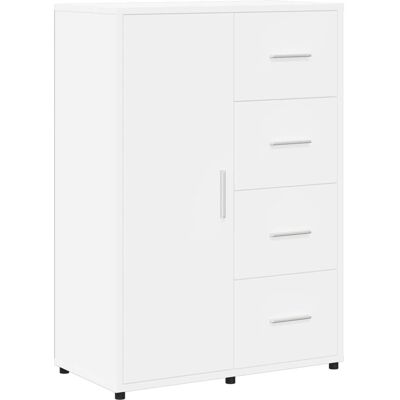 vidaXL Weiß 60x31x84cm Engineered Wood Sideboard - Sideboard vidaXL Weiß 60x31x84cm Engineered Wood Sideboard - Sideboard