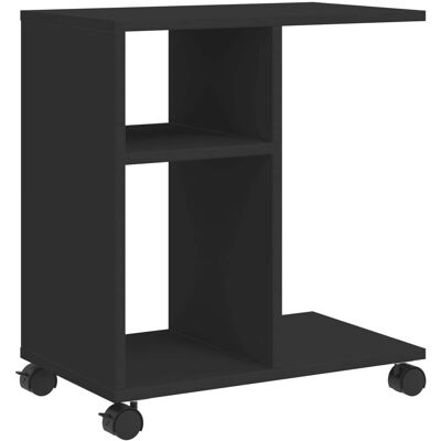 vidaXL 840570 Black Compact Side Table - Side Table vidaXL 840570 Black Compact Side Table - Side Table