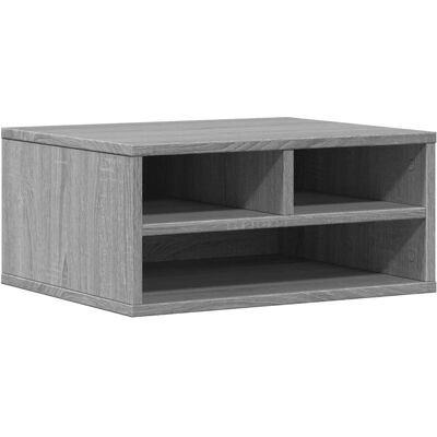 vidaXL Printer Standaard Grijs Sonoma 49x40x22,5 cm Spaanplaat vidaXL Printer Standaard Grijs Sonoma 49x40x22,5 cm Spaanplaat