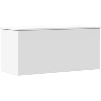 vidaXL Witte Engineered Wood Opbergdoos - 100x42x46 cm vidaXL Witte Engineered Wood Opbergdoos - 100x42x46 cm