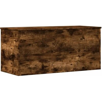 vidaXL Storage Box Smoked Oak - Storage Box vidaXL Storage Box Smoked Oak - Storage Box