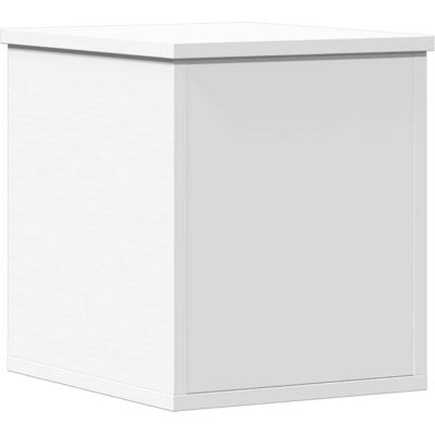 vidaXL Opbevaringsboks - Hvid 30x35x35 cm - Opbevaringskasse vidaXL Opbevaringsboks - Hvid 30x35x35 cm - Opbevaringskasse