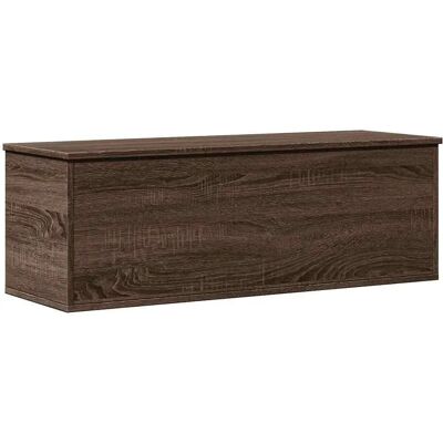 vidaXL Opbevaringsboks - Mørk eg - Holdbar, Alsidig, 102x35x35 cm vidaXL Opbevaringsboks - Mørk eg - Holdbar, Alsidig, 102x35x35 cm