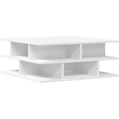 vidaXL Weiße 70x70x29cm Holzwerkstoff Couchtisch - Couchtisch vidaXL Weiße 70x70x29cm Holzwerkstoff Couchtisch - Couchtisch