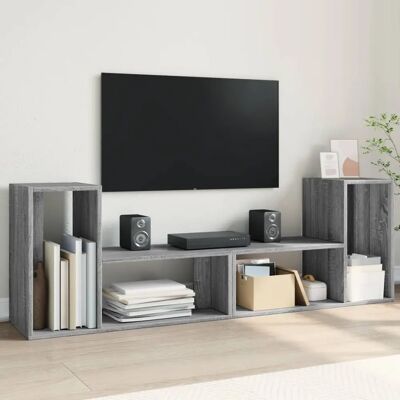 vidaXL Harmaa Sonoma TV-kaappi 75x30x50 cm - TV Kaluste vidaXL Harmaa Sonoma TV-kaappi 75x30x50 cm - TV Kaluste