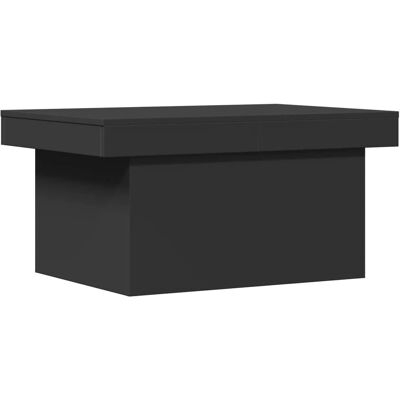 vidaXL Musta 80x55x40cm Puu-työstö kahvipöytä - Kahvipöytä vidaXL Musta 80x55x40cm Puu-työstö kahvipöytä - Kahvipöytä