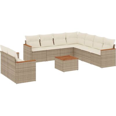 vidaXL Outdoor Möbel-Set - 585450 - Gartencouch mit Kissen vidaXL Outdoor Möbel-Set - 585450 - Gartencouch mit Kissen