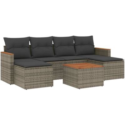 vidaXL Gartenmöbel-Set - Modulares Gartensofa - Gartenmöbel vidaXL Gartenmöbel-Set - Modulares Gartensofa - Gartenmöbel