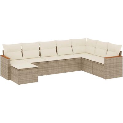 vidaXL 8-teilige Gartensofagarnitur - Langlebig, Modular, 8 Sitze vidaXL 8-teilige Gartensofagarnitur - Langlebig, Modular, 8 Sitze