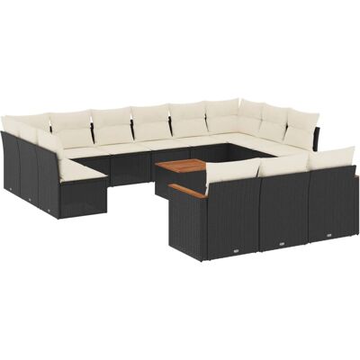 VidaXL Gartenmöbel-Set - Langlebiges Poly-Rattan, Modulares Design, UV-beständig VidaXL Gartenmöbel-Set - Langlebiges Poly-Rattan, Modulares Design, UV-beständig