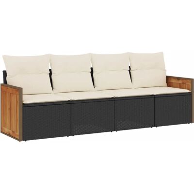 VidaXL Gartenmöbel-Set - Poly Rattan - 4 Stühle & 2 Sofas VidaXL Gartenmöbel-Set - Poly Rattan - 4 Stühle & 2 Sofas