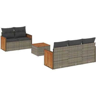 vidaXL Gartenset - Wetterfester Resin-Geflecht, 5 Sitze vidaXL Gartenset - Wetterfester Resin-Geflecht, 5 Sitze