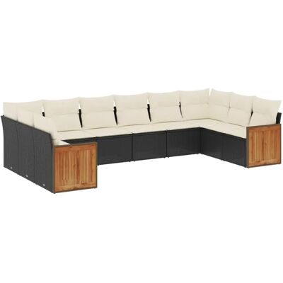 VidaXL Gartenmöbel-Set - Beige, Modular, 12 Plätze VidaXL Gartenmöbel-Set - Beige, Modular, 12 Plätze