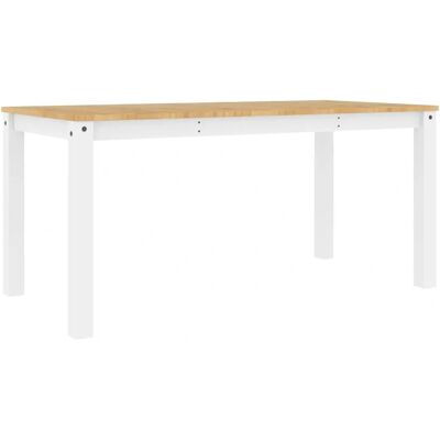 vidaXL Panama Wit Eettafel - Eettafel vidaXL Panama Wit Eettafel - Eettafel