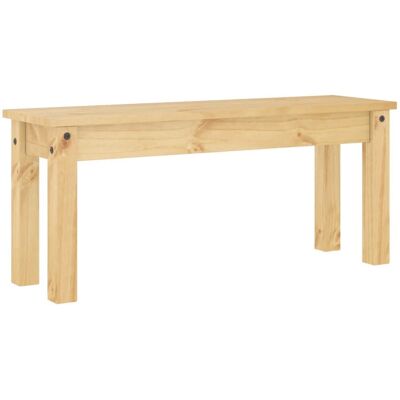 vidaXL Panama Modell 105x30x45cm Rustik Kiefernholz Bank - Indoor vidaXL Panama Modell 105x30x45cm Rustik Kiefernholz Bank - Indoor