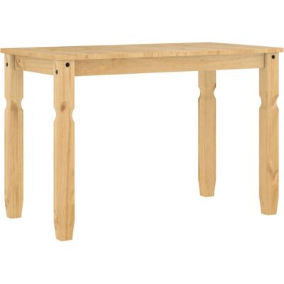 vidaXL Eettafel van massief dennenhout 112x60x75 cm - Eettafel vidaXL Eettafel van massief dennenhout 112x60x75 cm - Eettafel