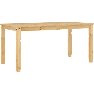 vidaXL Eettafel van massief dennenhout 160x80x75 cm - Eetkamer vidaXL Eettafel van massief dennenhout 160x80x75 cm - Eetkamer