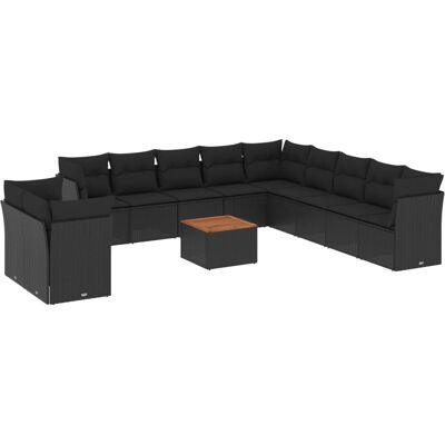 VidaXL Gartenset - Modular, UV-beständig, 12 Teile VidaXL Gartenset - Modular, UV-beständig, 12 Teile