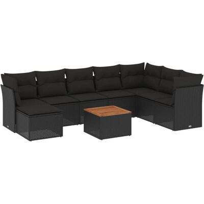 VidaXL Gartenmöbel-Set - Langlebiger Resin-Wicker, 8-teilig VidaXL Gartenmöbel-Set - Langlebiger Resin-Wicker, 8-teilig
