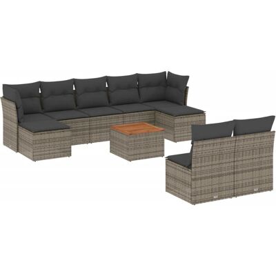 VidaXL Gartenset - Grau - Loungemöbel VidaXL Gartenset - Grau - Loungemöbel