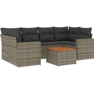 VidaXL Gartenset - Grau - Modularer Gartenmöbel VidaXL Gartenset - Grau - Modularer Gartenmöbel
