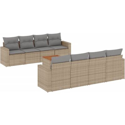 vidaXL Outdoor Möbelset - Langlebiges Poly Rattan, Modulares Design vidaXL Outdoor Möbelset - Langlebiges Poly Rattan, Modulares Design