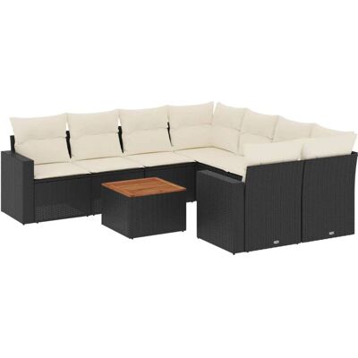 VidaXL Gartenmöbel-Set - Langlebiges Poly Rattan, Modulares Design VidaXL Gartenmöbel-Set - Langlebiges Poly Rattan, Modulares Design