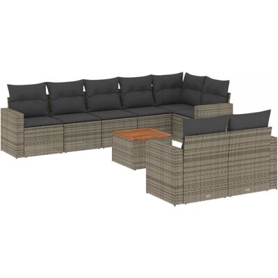vidaXL Gartenmöbel Set - Grau vidaXL Gartenmöbel Set - Grau