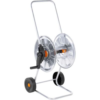 vidaXL Schlauchwagen - Stahl 50 m 1/2" oder 35 m 3/4" Silber vidaXL Schlauchwagen - Stahl 50 m 1/2" oder 35 m 3/4" Silber