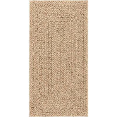 vidaXL Zizur Brown Indoor Outdoor Rug - Floor Carpet 100x200cm vidaXL Zizur Brown Indoor Outdoor Rug - Floor Carpet 100x200cm