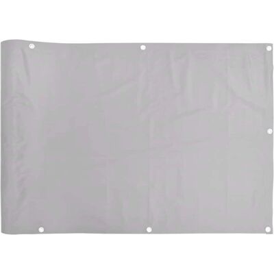 vidaXL Grauer Garten-Privatsphäre-Sichtschutz - Zaun, Balkon - 600x120cm PVC vidaXL Grauer Garten-Privatsphäre-Sichtschutz - Zaun, Balkon - 600x120cm PVC