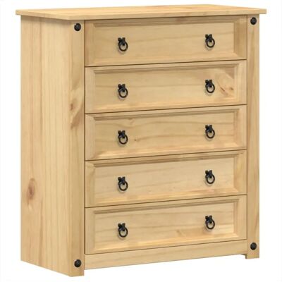 vidaXL Bois de pin marron 80x40x89cm Commode - Chest of Drawers - Publicité vidaXL Bois de pin marron 80x40x89cm Commode - Chest of Drawers - Publicité