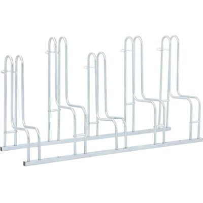vidaXL Fahrradständer für 5 Fahrräder - Indoor verzinkter Stahl vidaXL Fahrradständer für 5 Fahrräder - Indoor verzinkter Stahl