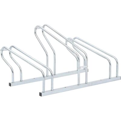 vidaXL Fahrradständer für 3 Fahrräder - Indoor verzinkter Stahl vidaXL Fahrradständer für 3 Fahrräder - Indoor verzinkter Stahl