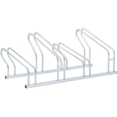 vidaXL Fahrradständer für 4 Fahrräder - Innenbereich, Verzinkter Stahl vidaXL Fahrradständer für 4 Fahrräder - Innenbereich, Verzinkter Stahl